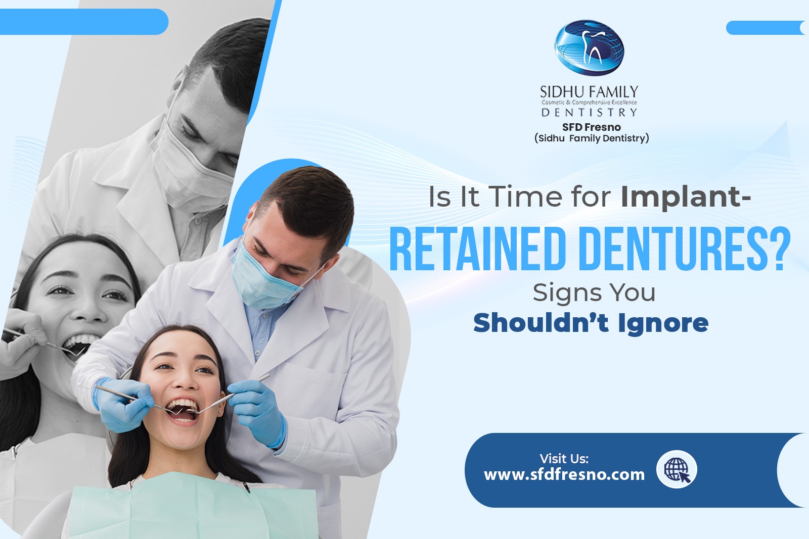 implant-retained dentures in Fresno, CA